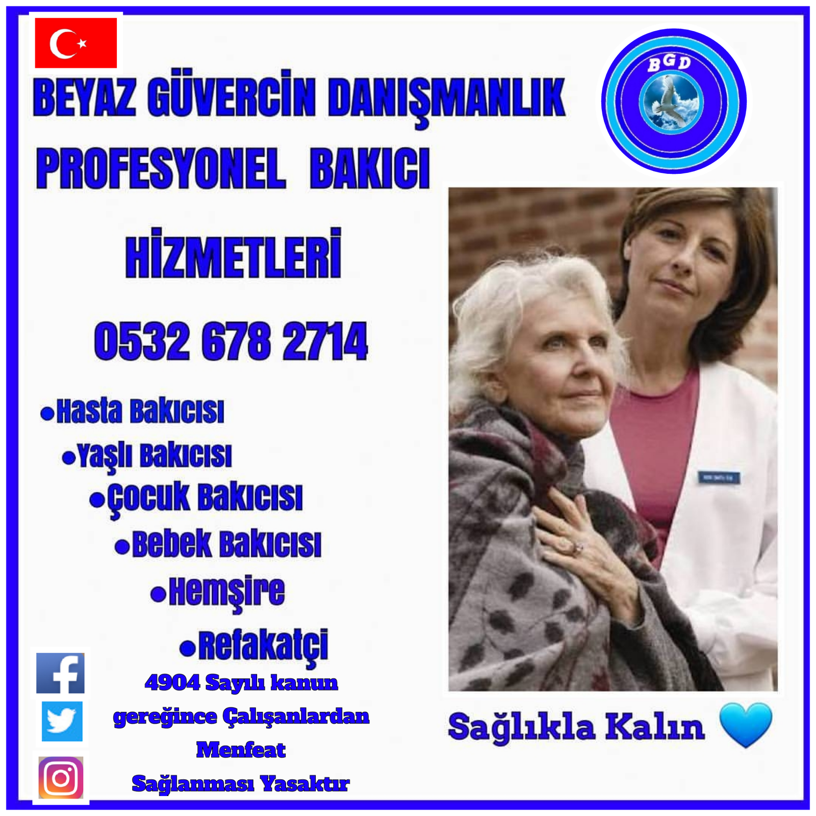 hasta bakımı Evde hasta bakıcı uzman kadro - Elazığ Ağın